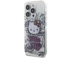 Hello Kitty IML Kitty On Bricks graffiti dėklas iPhone 14 Pro Max - baltas