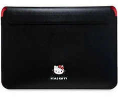 Hello Kitty Dėklas kompiuteriui HKCS14PGHDLMK 14″ juodos spalvos PU Metal Logo
