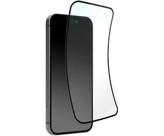 hibridinis stiklas su juodu rėmeliu iPhone 16 Pro Max“