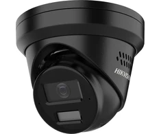 Hikvision dome DS-2CD2343G2-LI2U/SL F2.8 (juoda, 4 MP, 30 m IR+LED, AcuSense)