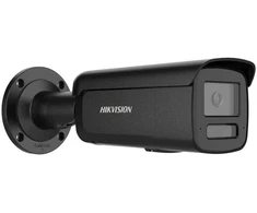 Hikvision Pro serijos DS-2CD2T47G3-LIS2UY/SL(2.8MM) juoda pramoninė kulkos tipo IP saugos kamera, skirta naudoti viduje ir lauke, 2688 x 1520 pikselių, tvirtinama prie sienos/stulpo
