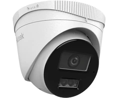 HiLook dome IPC-T220HA-LU F2.8 (balta, 2 MP, 30 m. IR, 30 m. LED, Hybrid Light)