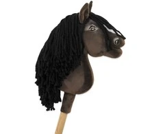 Hobby Horse lazdelinis arkliukas Premium tamsaus bėro atspalvio A5
