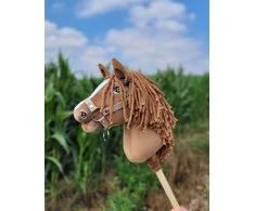 Hobby Horse lazdelinis arkliukas Premium šviesiai kaštoninis A4