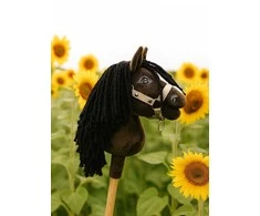 Hobby Horse lazdelinis arkliukas Premium tamsaus bėro atspalvio A5