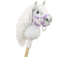Hobby Horse lazdelinis arkliukas Super Premium baltas A5