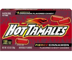 Hot Tamales Fierce Cinnamon Theater Box 120g x 12 pcs (USA)