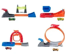 Hot Wheels Action trasos detalės su paleidikliu (atsitiktinis rinkinys)