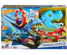 Hot Wheels City trasa „Dinozauras su kilpa“