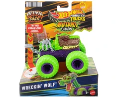 „Hot Wheels Monster Trucks Attack Pack“ džipas su atakos funkcija (atsitiktinis modelis)
