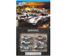 Mattel Hot Wheels Sidabrinis Series ZAMAC automodeliukai, 6 vnt.