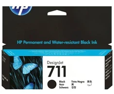 HP 711 DesignJet juoda rašalo kasetė, 38 ml