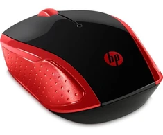 HP belaidė pelė 200 Empress Raudona, belaidė pelė, raudona ir juoda, 2HU82AA