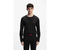 Hugo Bodywear Marškiniai ilgomis rankovėmis JUODA (50492631-001)