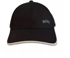 Hugo Boss Drąsiai išlenkta beisbolo kepuraitė, juoda - 50495855-001