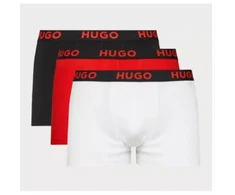 Hugo Boss Vyriški Tamprūs Bokseriai, 3 vnt. pakuotė - 10241868-972