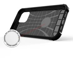 Hurtel Hybrid Armor dėklas skirtas iPhone 14 Pro Max, juodas