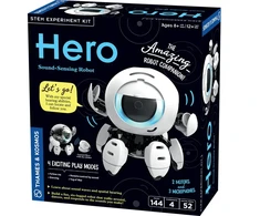 Į garsą reaguojantis robotas – Herojus