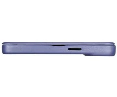 iCarer CE Premium Leather Folio dėklas iPhone 14 Pro Max , magnetinis atlenkiamasis odinis dėklas MagSafe , šviesiai violetinės spalvos (WMI14220716-LP)