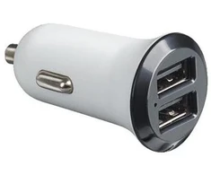 Įkrovimo lizdas automobiliui USB Legrand 050682 (baltas, 12V 2.1A)