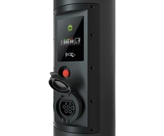 Įkrovimo stotelė EcoPillar 2x22kW su OCPP protokolu, valdymu Wi-fi
