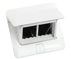 Įleidžiama modulinė dėžutė 4 mod. Legrand 654001 (metalinė, balta)