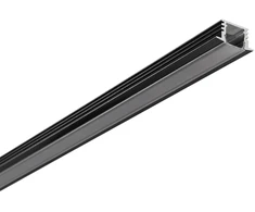 Įleidžiamas LED profilis BERLINO, juodas, 2m