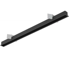 Įleidžiamas linijinės sistemos bėgelis OFFICE LINEAR, juodas