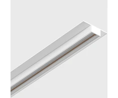 Įleidžiamas magnetinės sistemos bėgelis MINI_LINE 42 R, 42 / 48V, baltas, 2m