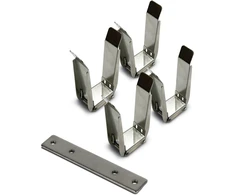 Įleidžiamas magnetinių sistemų bėgelis MIDI, baltas, 2m, 42002RB/W