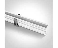 Įleidžiamas magnetinių sistemų bėgelis MIDI, baltas, 2m, 42002RB/W