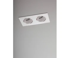 Įleidžiamas pakreipiamas šviestuvas PT 02, GU10, matinės baltos sp.