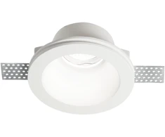 Ideal Lux Recessed lamp 1 light SAMBA ROUND, GU10, baltas