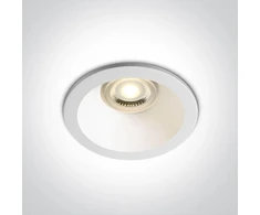 Įleidžiamas šviestuvas, baltas, GU10, IP65, 10109F/W