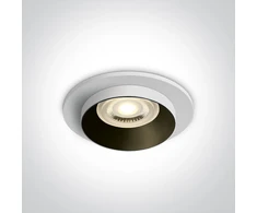 Įleidžiamas šviestuvas, GU10, baltas, 10105H/W