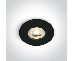 Įleidžiamas šviestuvas, GU10, juodas, 10105A1/B