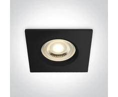 Įleidžiamas šviestuvas, GU10, juodas, IP65, 50105R1/B