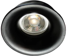 Įleidžiamas šviestuvas MOON, GU10, juodas, 4279601