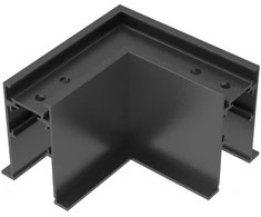 Įleidžiamo magnetinio bėgelio EGO kampinis sujungimas, juodas, 320618