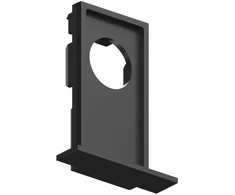 Įleidžiamo magnetinio bėgelio EGO užbaigimas, juodas, 320533