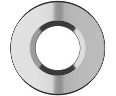 Įleidžiamo šviestuvo žiedas SP CBO FIX ROUND, šlifuoto nikelio sp.