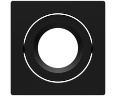 Įleidžiamo šviestuvo žiedas SP CBO IP65/5X RING ADJ SQUARE, juodas
