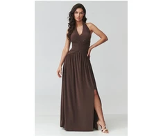 Ilga vakarinė suknelė Makadamia