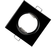 Įmontuojamas lemputės rėmelis REFLEX, juodas