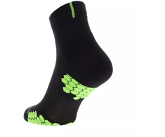 Inov-8 TrailFly Sock Mid. Juoda ir žalia. Dvi poros.