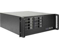 Inter-Tech IPC 4U-4508, Server-case - juodas, 4 Hheneinheiten
