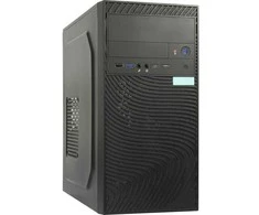„Inter-Tech IT-6516 Ripple“, bokšto korpusas - juodas