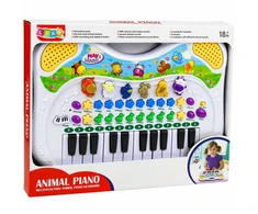 Lean Toys Interaktyvus edukacinis pianinas vaikams su gyvūnų garsais