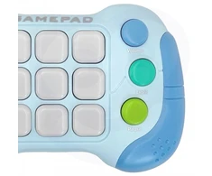 WOOPIE Elektroninė Įgūdžių Žaidimų Sėdimoji Pop-It Fidget Toy Gamepad Mėlyna