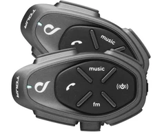Interphone TOUR HD Motorbike intercom 1500 m 2 pcs Juodas